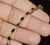 Certified Natural 7ct Blue Sapphire Diamond 18k Gold Tennis Stacking Bracelet For Sale - Image 14 of 16