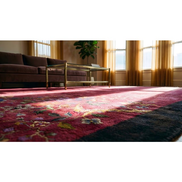 1920s Chinese Art Deco Carpet ( 8' 10'' x 11' 6'' - 270 x 350 cm ) For Sale - Image 15 of 15