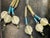 Native American Ealry 20th Century Pair of Native American Style Heishi Earrings, Early Unmarked Handmade Item. For Sale - Image 3 of 6