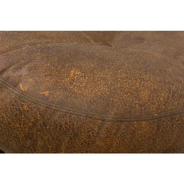 Vintage Ottomans on Wheels, 1960s, Set of 3 For Sale - Image 4 of 9