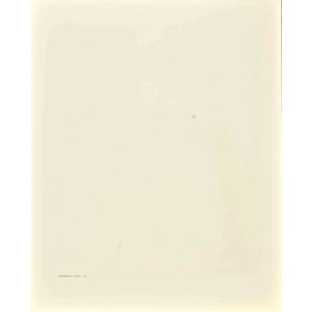 The Suicides - from the Series "The Divine Comedy" - Song 13 Hell is a woodcut print realized in 1963 for a series...