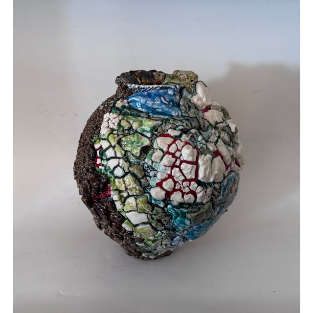 2020s Hybrid Oribe & Karatstu Jar by Kodai Ujiie, Japanese (B. 1990 - ) For Sale - Image 5 of 6