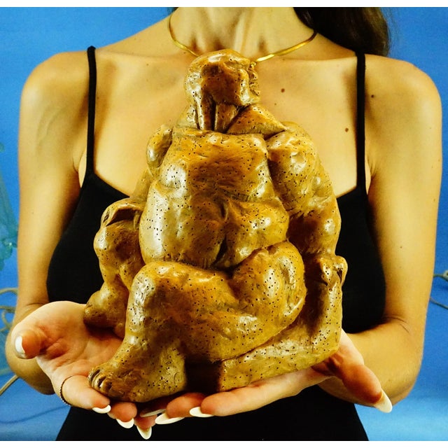 Brown Massa, Male Nude, 20th Century, Terracotta For Sale - Image 8 of 18