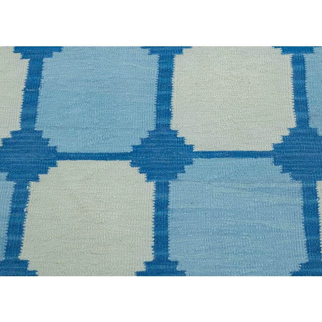 Turkish Kilim Oriental Handmade Flatweave 5'3" x 7'3" #18158 For Sale In Houston - Image 6 of 8
