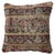 Pillow made from a 19th century Persian Kerman rug. Fill insert and zipper closure provided Measures: 13" x 14".