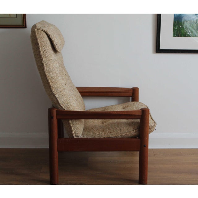 1970s Vintage Danish Lounge Chair from Domino Mobler, 1970s For Sale - Image 5 of 13