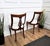 1950s Italian Biedermeier Style Walnut Gondola Dining Chairs, 1950s, Set of 6 For Sale - Image 5 of 12
