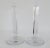 English; C.1990's, William Yeoward, Hand-Made "Alexis," 14" Tall Crystal columned and silver plate palm tree pair of...