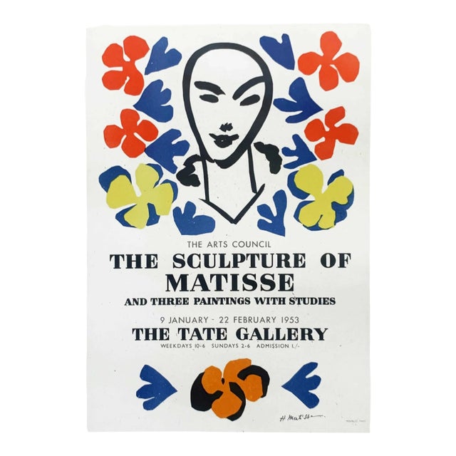 1950s Matisse Lithograph the Sculpture of Matisse For Sale
