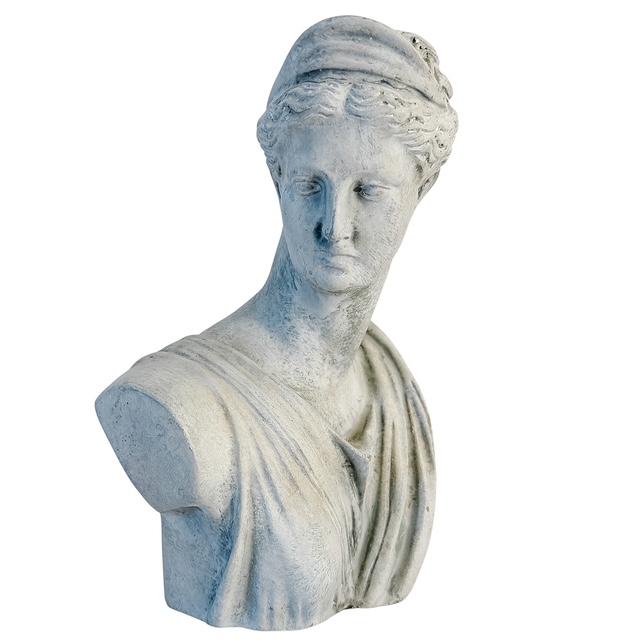 Renaissance Late 20th Century Classical Diana of Versailles Concrete Bust For Sale - Image 3 of 5