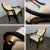 Late 20th Century Neoclassic Revival Black Side Chair With Gilt Wing Accents & Off-White Fabric For Sale - Image 11 of 13