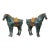Pair of Vintage Chinese Cloisonne Horses For Sale