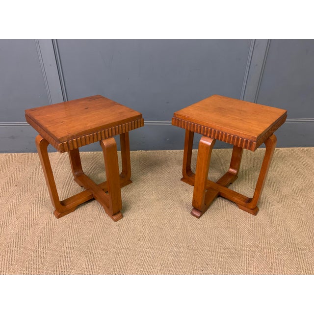 Art Deco Lamp Tables, 1925, Set of 2 For Sale - Image 10 of 10