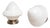 Art Deco Acorn Lamps from Giso / Gispen, 1930s, Set of 2 For Sale