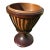 19th Century Slatted Mahogany and Copper Jardinièr Planter For Sale