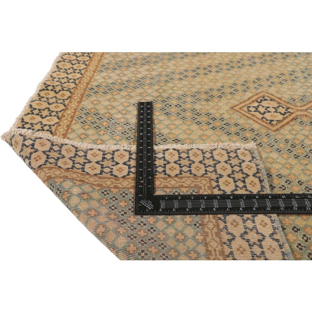 Textile Vintage Persian Kerman Rug - 05'03 X 06'01 For Sale - Image 7 of 10