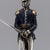 Antique 20th Century Italian Silver & Enamel Mounted Napoleonic Kingdom Guard, 1970s For Sale - Image 9 of 15