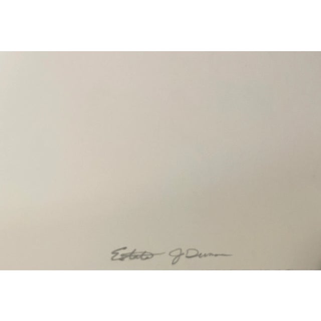 Figurative Jorge Dumas Female Nude With Rose Lithograph For Sale - Image 3 of 4