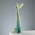 Green Murano Glass Vase in the style of Seguso For Sale - Image 8 of 10