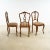 Chairs in the style of Luigi Filippo, Set of 3 For Sale - Image 3 of 7