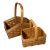 American Baskets. Two Iconic, Authentic Longaberger Maple Wood Baskets Handcrafted in Dresden, Ohio. For Sale