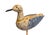This folk art duck pairs hand-carved wood with riveted tin wings—a utilitarian detail that gives the piece its distinctive...