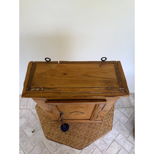 Wood 19th Century European Pine Hanging Cupboard For Sale - Image 7 of 12