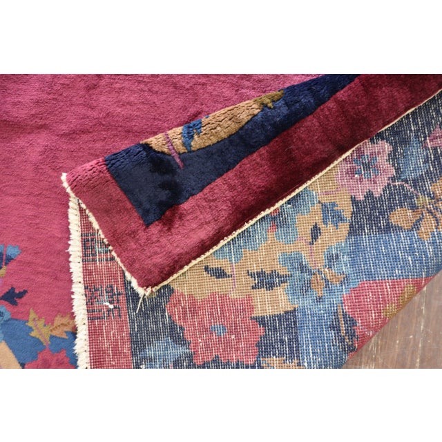 Antique Art Deco Chinese Rug 8'11" X 1'7" For Sale - Image 4 of 13