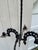 Vintage Primitive Four Arm Iron Candle Light For Sale In New York - Image 6 of 6