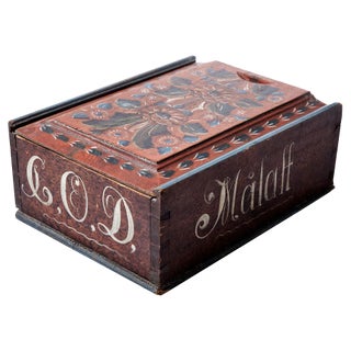 Swedish Woof Box, 1845 For Sale