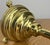 Vintage French Style Brass Gold Candleholders, Set of 2 For Sale - Image 14 of 18