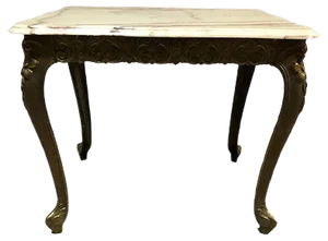 Bronze & Marble Coffee Table, 1950s