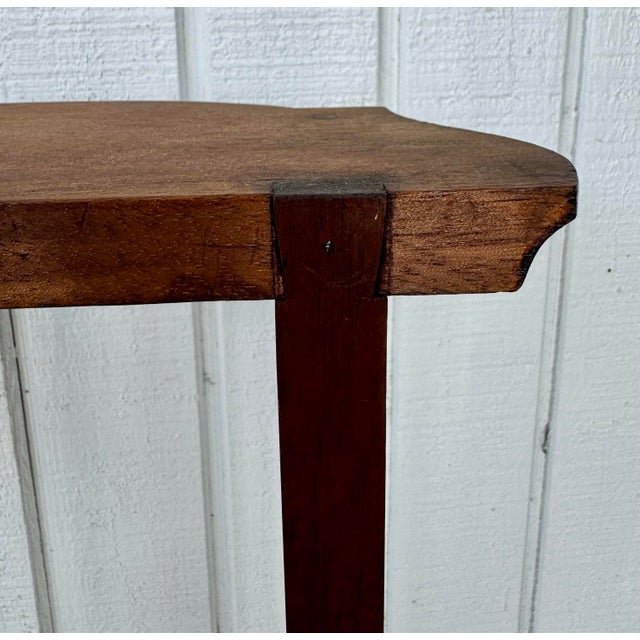 Wood Fine Pair Turned Antique 21 1/2” Mahogany Wall Shelves For Sale - Image 7 of 7