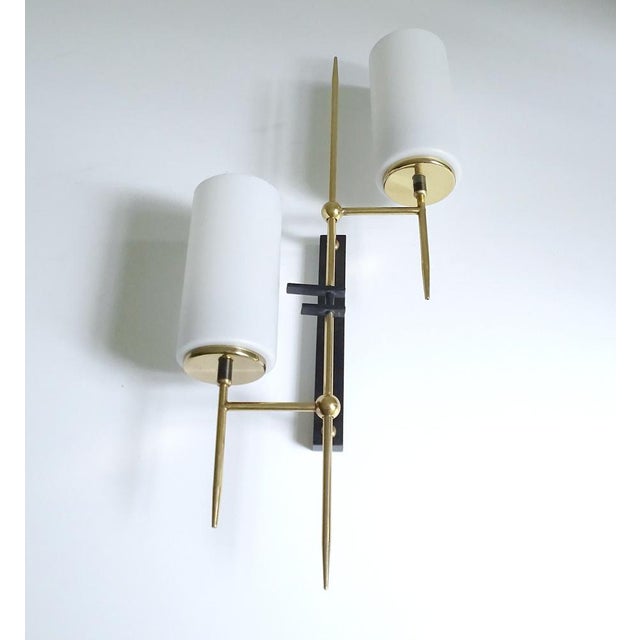 Vintage Modernist Wall Lights from Lunel, 1960s, Set of 2 For Sale - Image 9 of 18