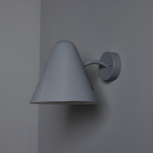 Mid-Century Modern 'ZuZu' Silver Painted Brass Wall Sconce in the Style of Jacques Biny For Sale - Image 15 of 18