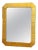Bamboo Modern Mirror With Brass Inner Frame For Sale