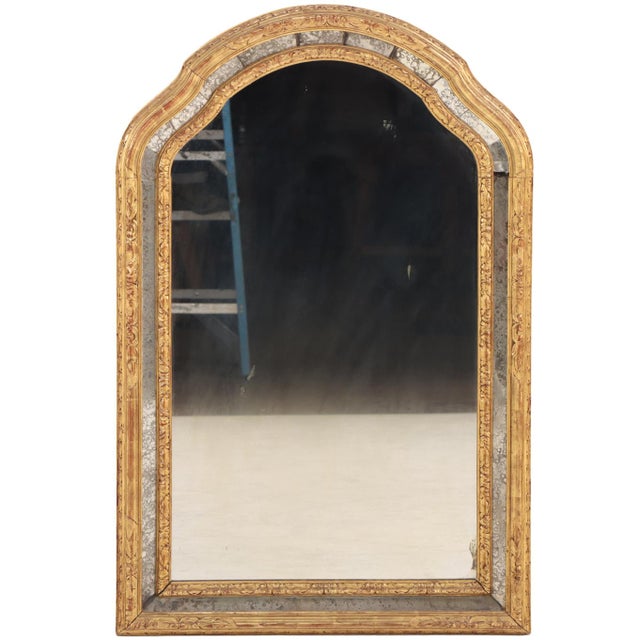 Neoclassical French Carved Gilt Mirror, in the Manner of Maison Jansen, C 1950. For Sale - Image 3 of 6