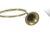 Vintage Large Brass Horn Ornamental Trumpet Christmas For Sale - Image 6 of 10