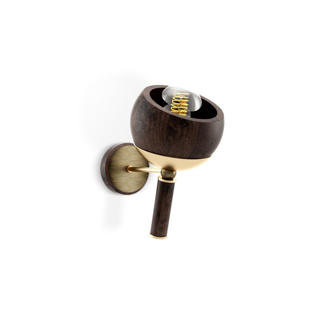 Contemporary Essen Wall Lamp by Wood Tailors Club For Sale - Image 3 of 6
