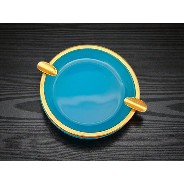 Vintage Murano Opaline Glass Ashtray from Manifattura Di Murano, 1970s For Sale - Image 4 of 8