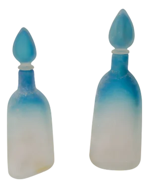 Murano Glass Bottles from Cenedese, 1970s, Set of 2
