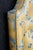 Yellow Vintage Yellow & Blue Chintz Upholstered Serpentine Tufted King Size Headboard For Sale - Image 8 of 14