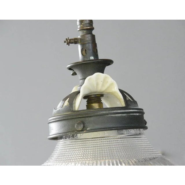 Metal Articulated Wall Sconce by Holophane, 1890s For Sale - Image 7 of 10