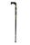 Ornate hand crafted antique walking stick cane. Solid wood heavily carved and lacquered in black. The hand carved handle...