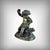 This bronze with a green patina of the young Bacchus, modeled with Clodion's characteristic sensual virtuosity, appears...