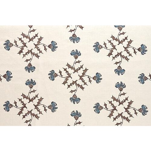 Traditional Heather Chadduck Thistleton Fabric Remnant in Mineral - Shy Yard For Sale - Image 3 of 3