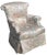 The House of Scalamandre Scalamandre Silk Floral Upholstered Swivel Slipper Chair - Joanne Carson Estate - 1 of 2 For Sale - Image 4 of 8