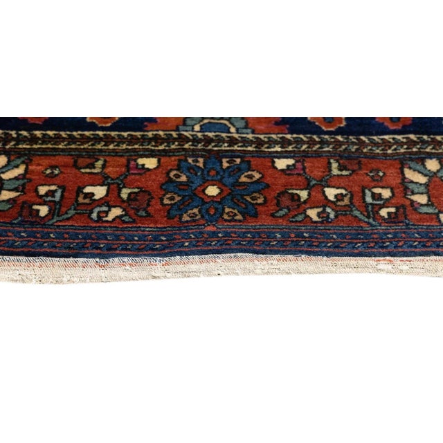 Textile Antique Mohajeran Sarouk Rug 3'9'' x 4'11'' For Sale - Image 7 of 12