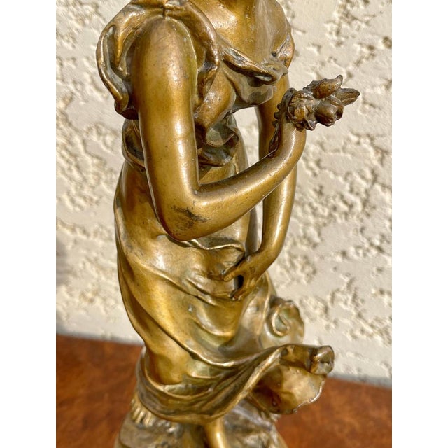 The Lightning and Coup De Vent Statuettes from Lejeune, Set of 2 For Sale - Image 13 of 16