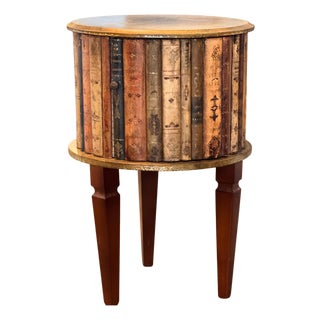 1950s Italian Faux Book Table For Sale